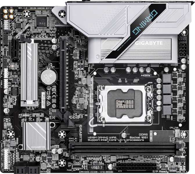 Gigabyte H810M Gaming Wi-Fi 6: The Budget LGA 1851 Board Reviewed