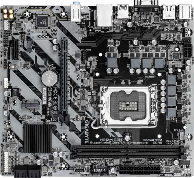Gigabyte H810M S2H Review | Budget LGA 1851 Motherboard