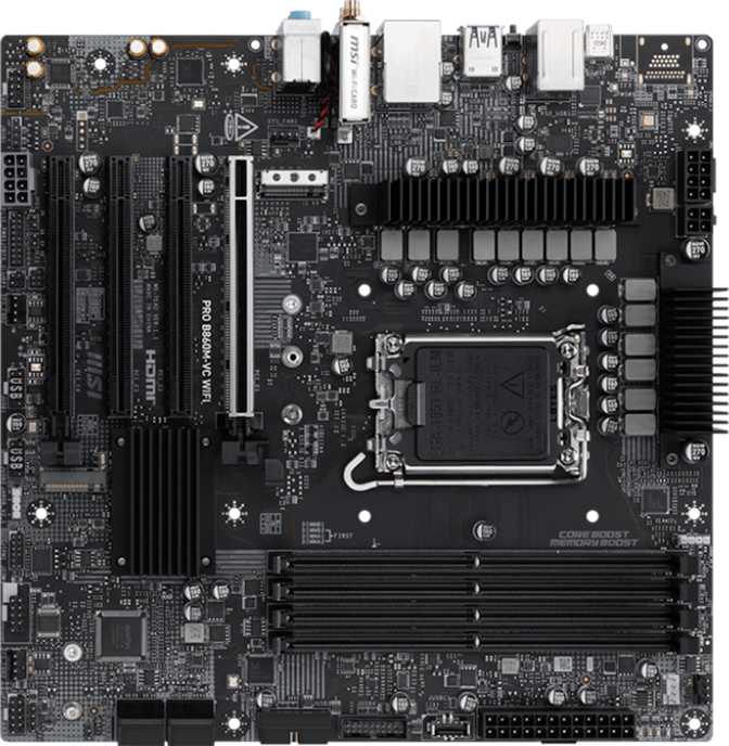MSI Pro B860M-VC Wi-Fi Review: Compact Board, Premium Connectivity