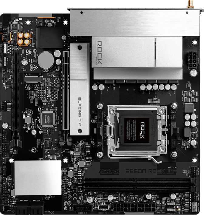 ASRock B850M Rock Wi-Fi: The Compact AM5 Board That Delivers