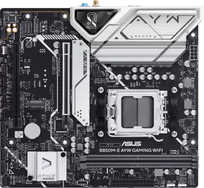 Asus B850M-E AYW Gaming Wi-Fi Review: Compact AM5 Performance Tested